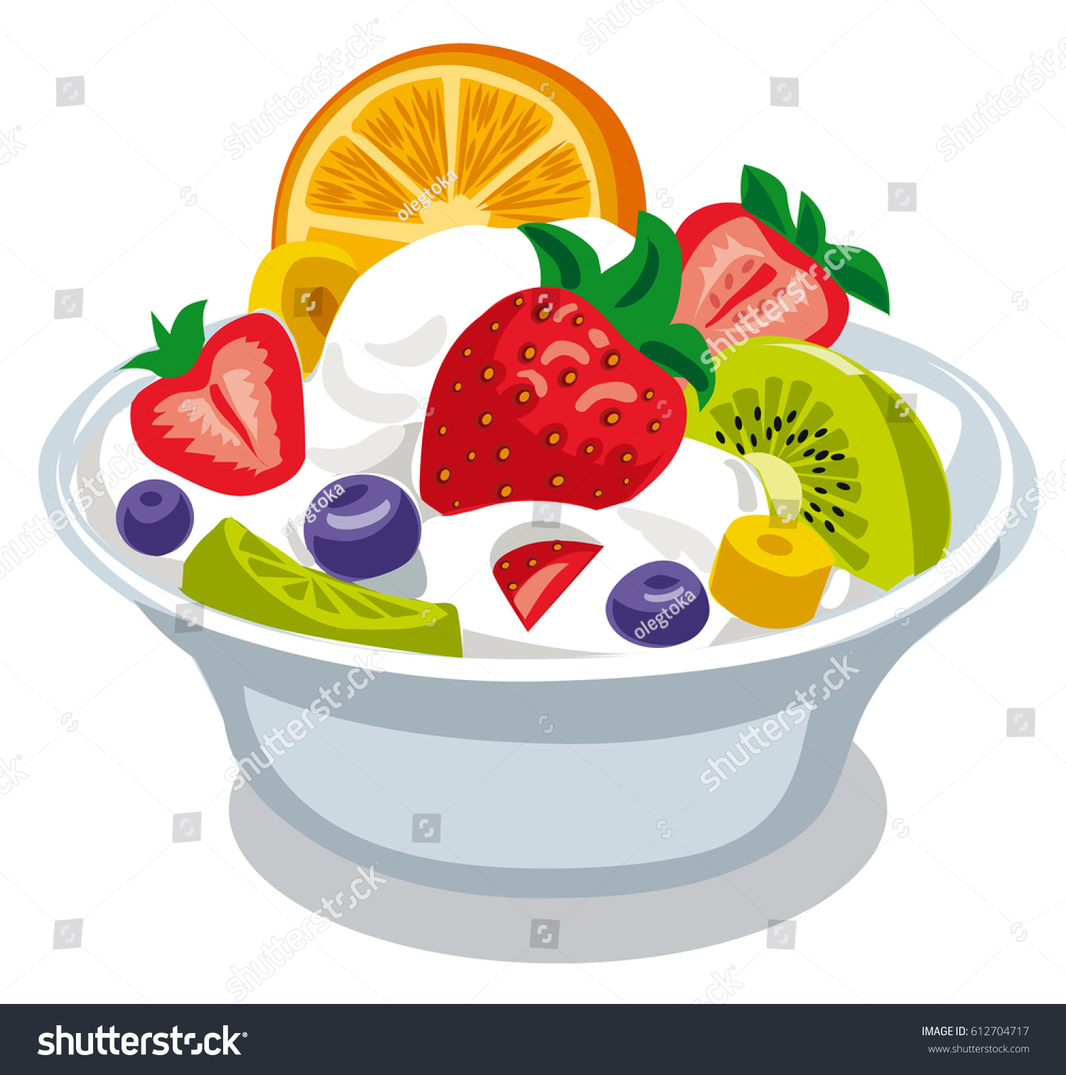 Salad Buah Vector - KibrisPDR