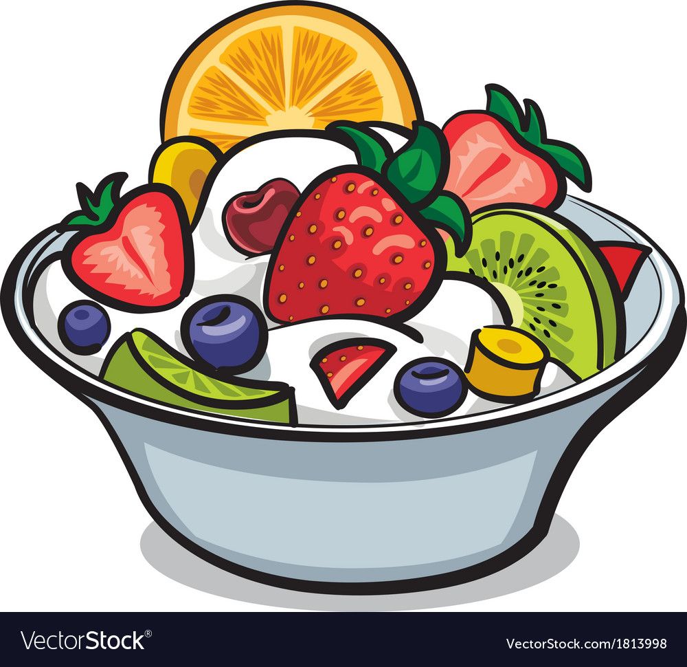 Detail Salad Buah Vector Nomer 2