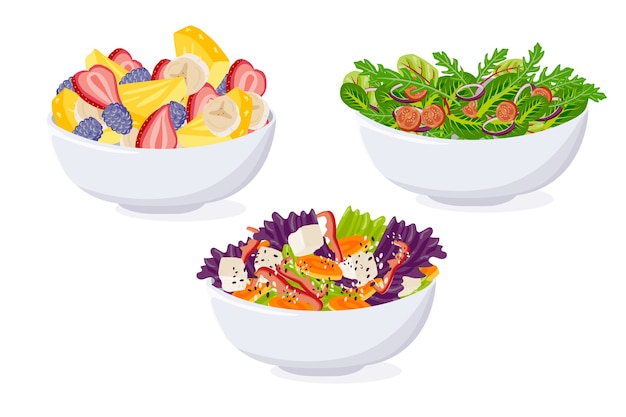 Detail Salad Buah Vector Nomer 13