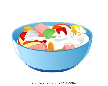 Detail Salad Buah Vector Nomer 18
