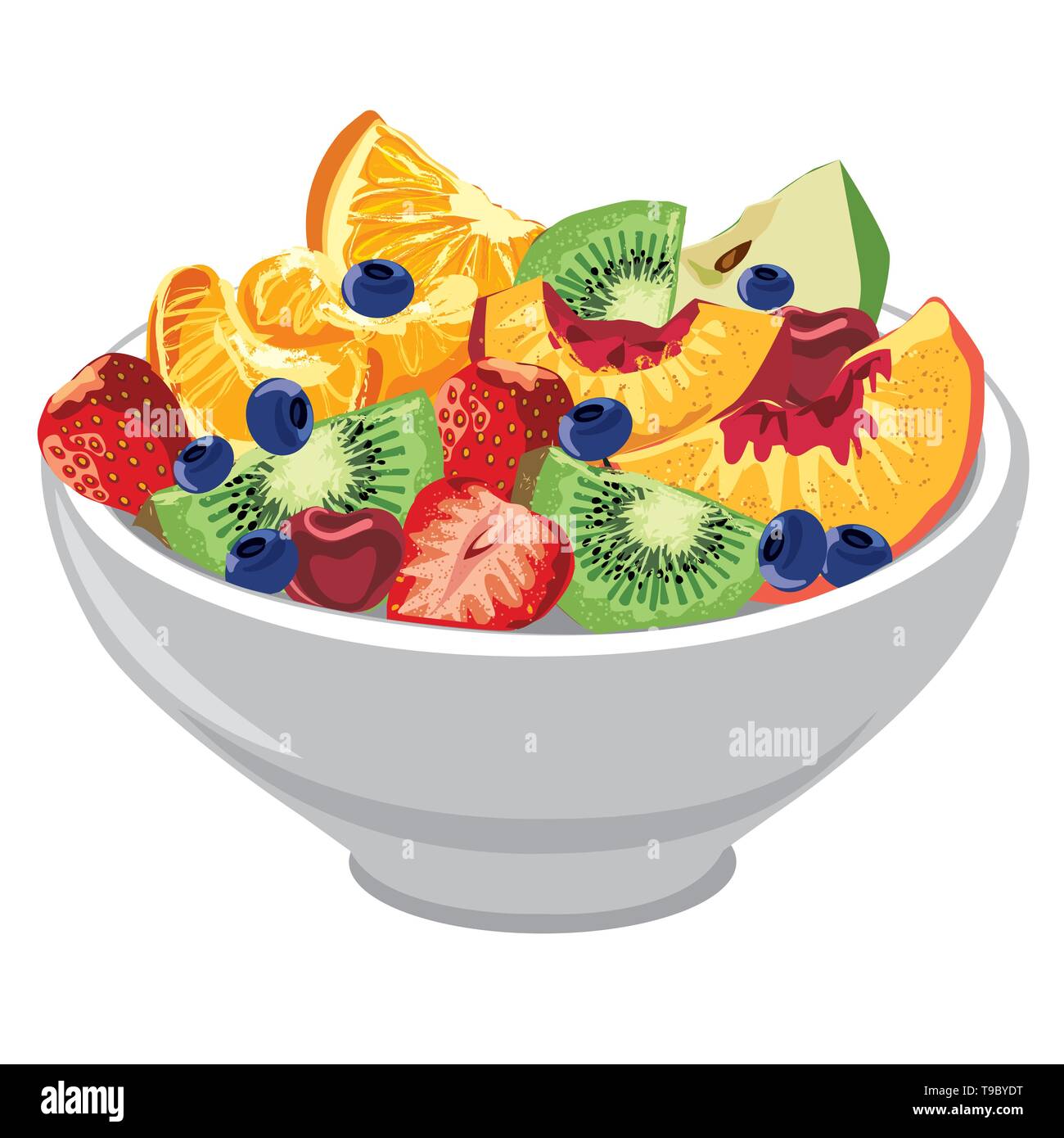 Detail Salad Buah Vector Nomer 3
