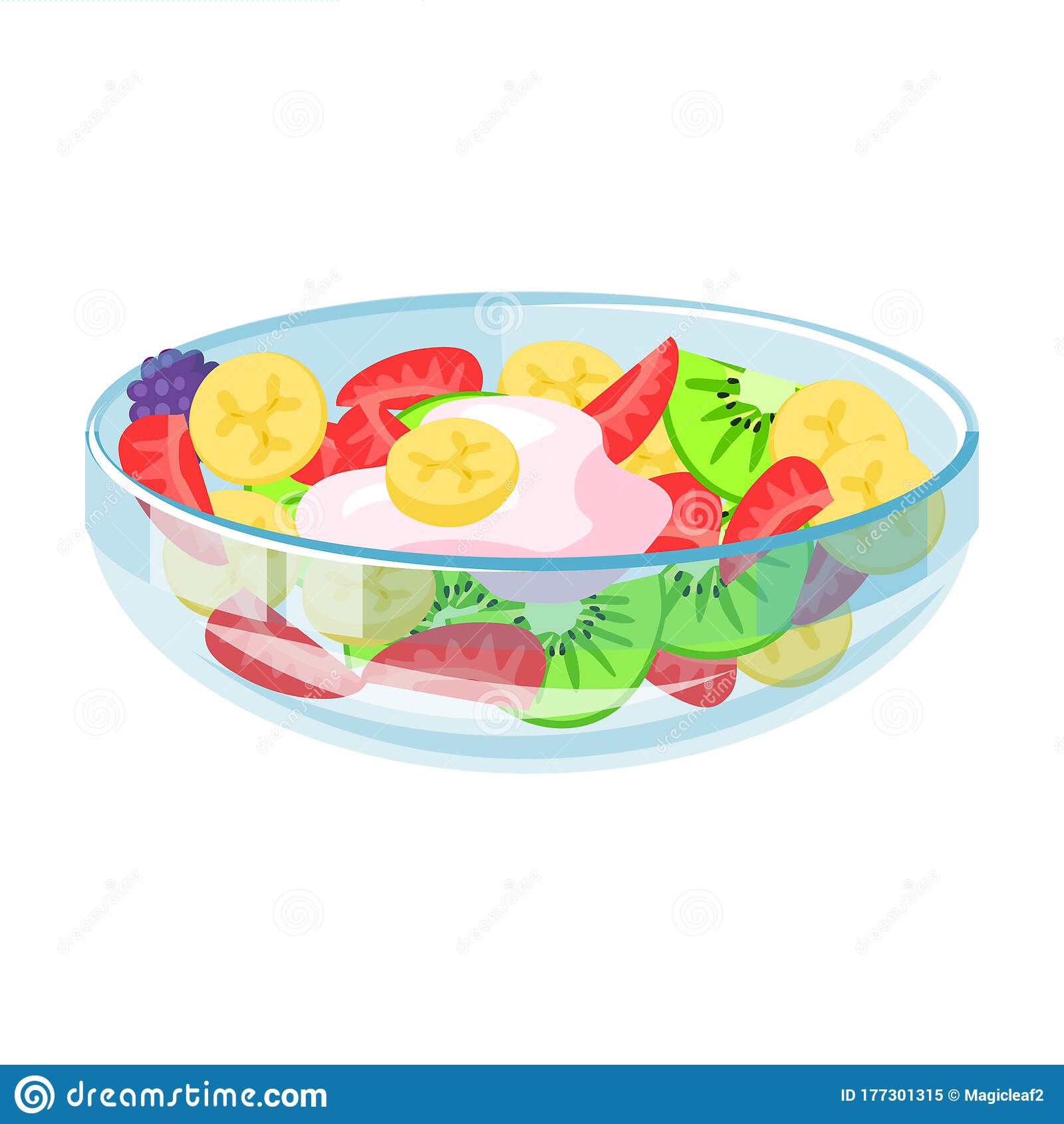 Detail Salad Buah Vector Nomer 22