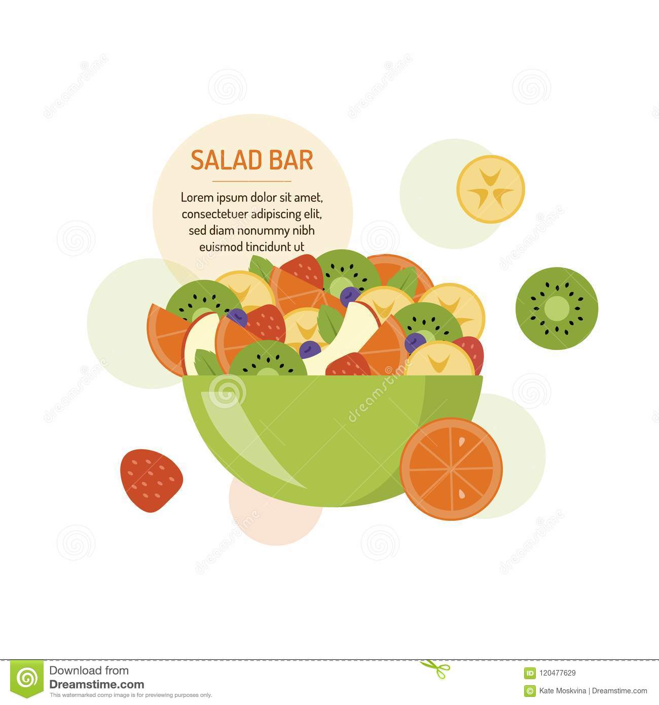 Detail Salad Buah Vector Nomer 45