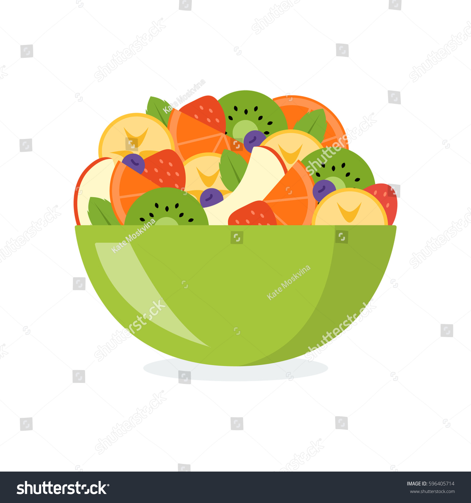Detail Salad Buah Vector Nomer 46