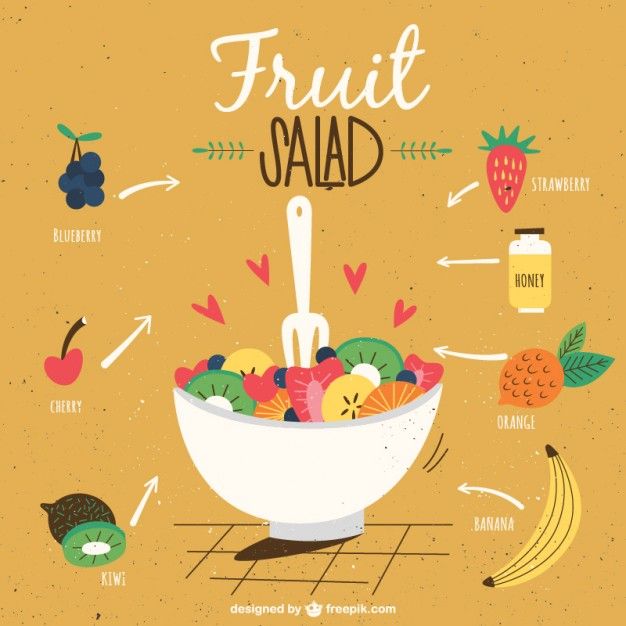 Detail Salad Buah Vector Nomer 51