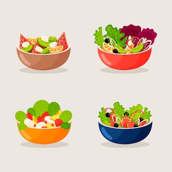 Detail Salad Buah Vector Nomer 10
