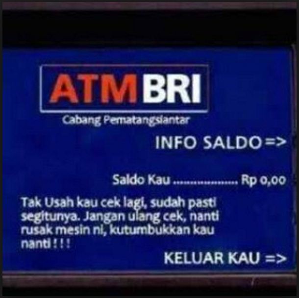 Detail Saldo Atm Lucu Nomer 12