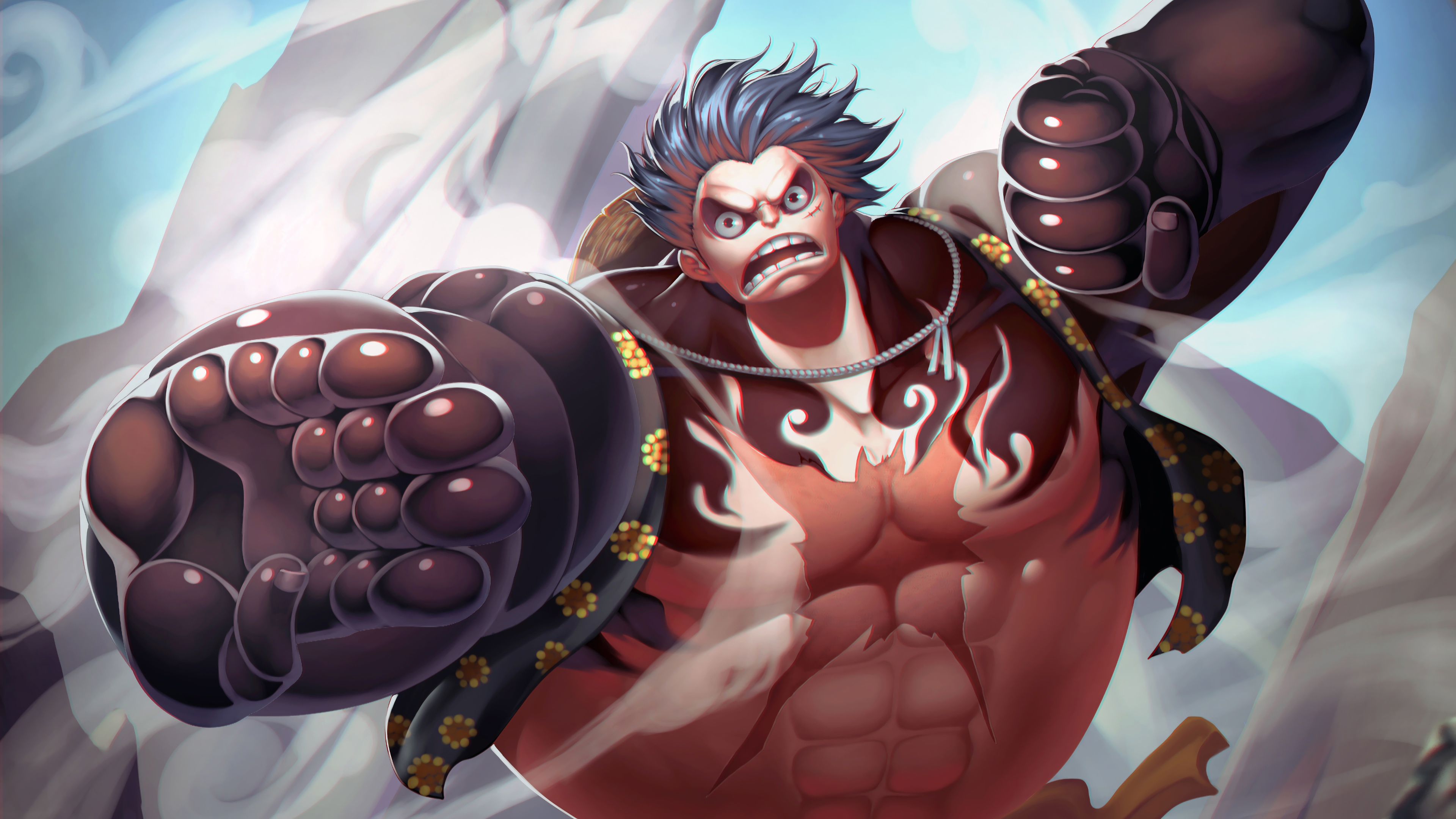 Download Wallpaper Luffy Gear 4 Nomer 47