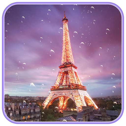 Wallpaper Menara Eiffel Animasi - KibrisPDR