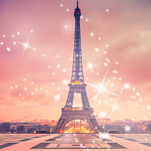 Detail Wallpaper Menara Eiffel Pink Nomer 35