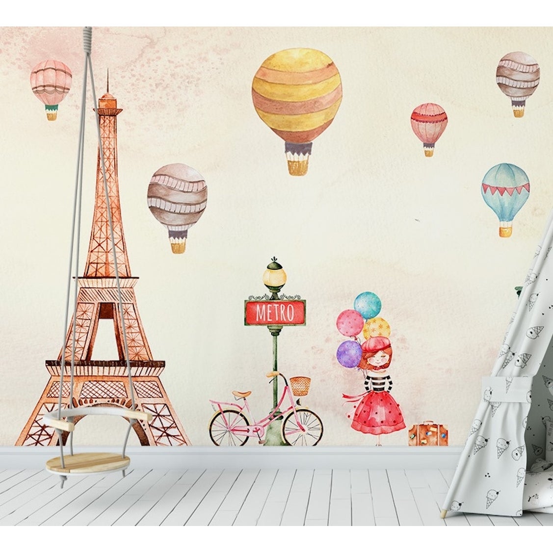 Detail Wallpaper Menara Eiffel Pink Nomer 38