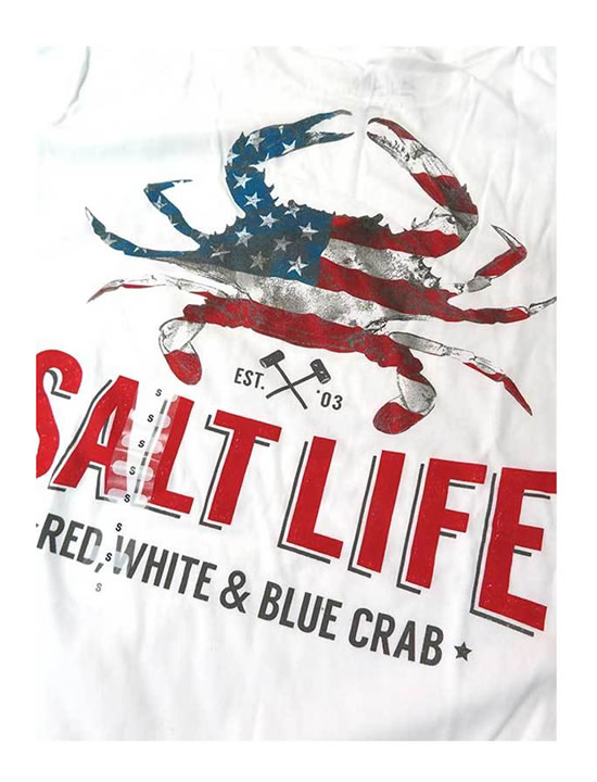 Detail Salt Life Crab Sticker Nomer 29