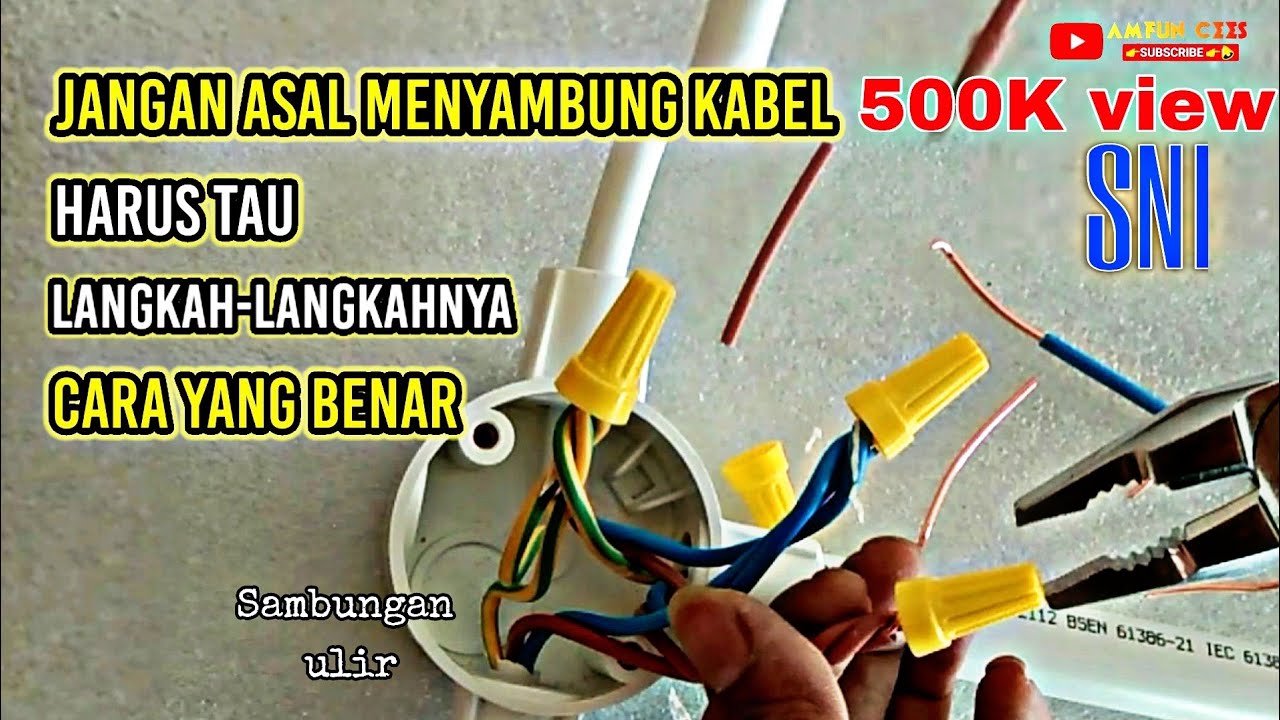 Detail Sambung Kabel Listrik Rumah Nomer 31