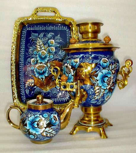 Detail Samovar Tea Set Nomer 12