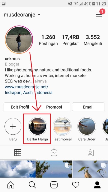 Detail Sampul Sorotan Ig Aesthetic Nomer 37