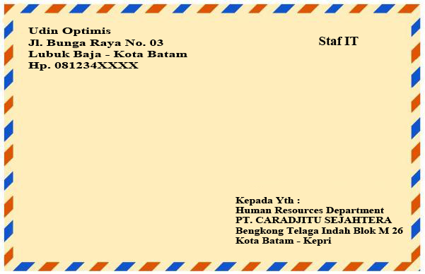 Detail Sampul Surat Lamaran Nomer 6