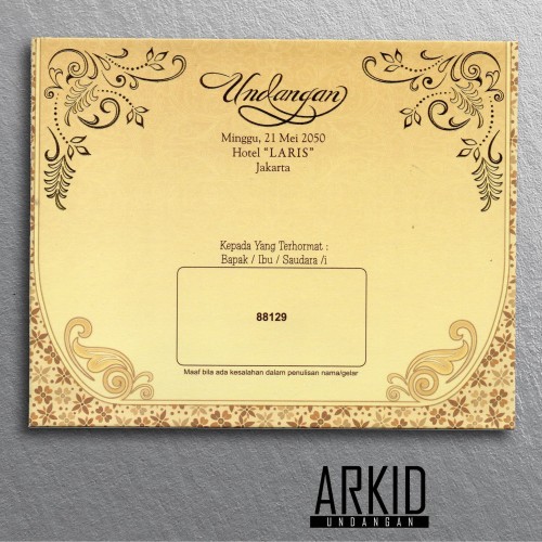 Detail Sampul Undangan Nikah Nomer 3