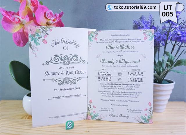 Detail Sampul Undangan Nikah Nomer 38
