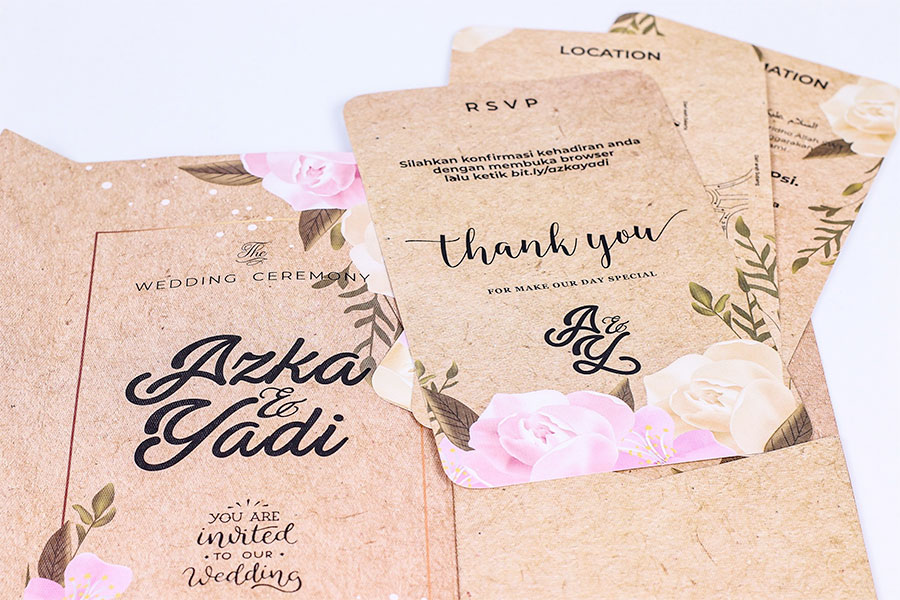 Detail Sampul Undangan Nikah Nomer 43