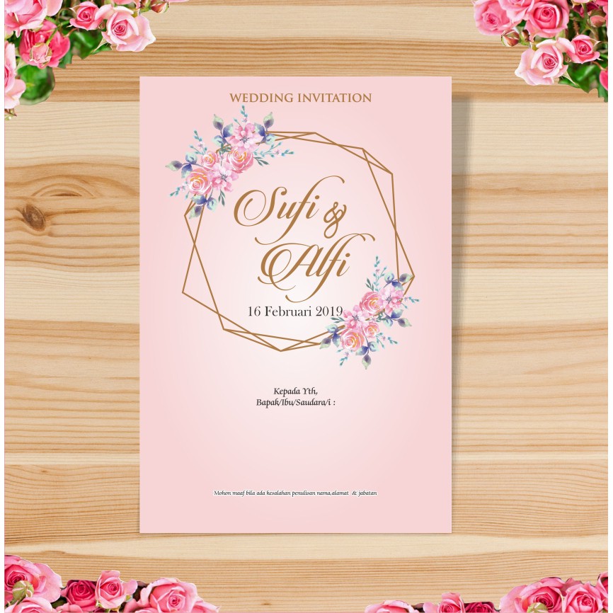 Detail Sampul Undangan Nikah Nomer 7