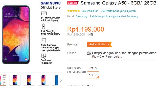 Detail Samsung Galaxy S6 Tabloid Pulsa Nomer 17