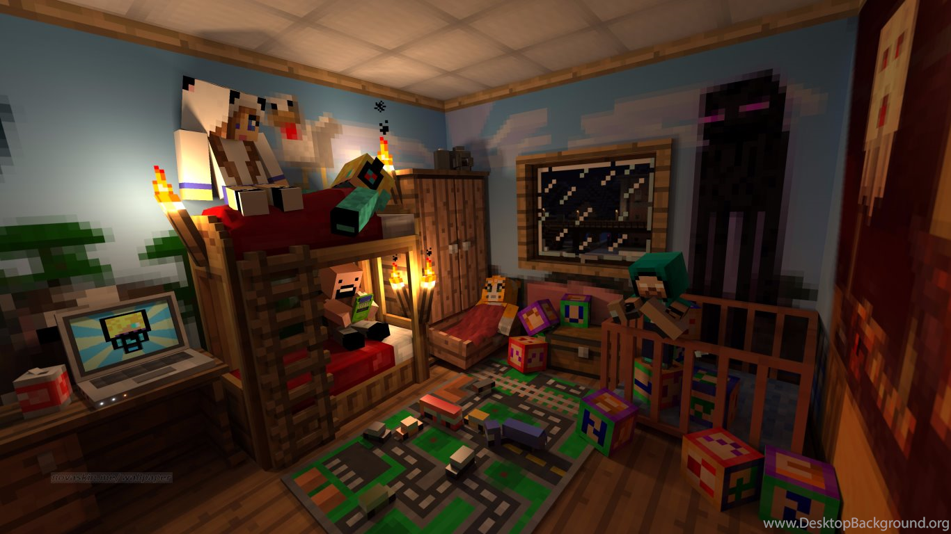 Detail Wallpaper Minecraft 3d Nomer 49