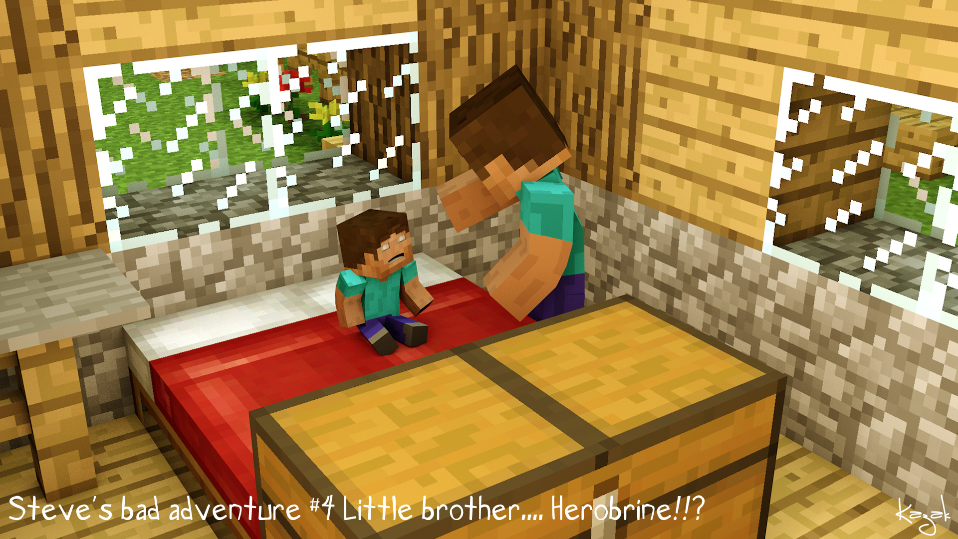 Detail Wallpaper Minecraft 4 Brother Nomer 45