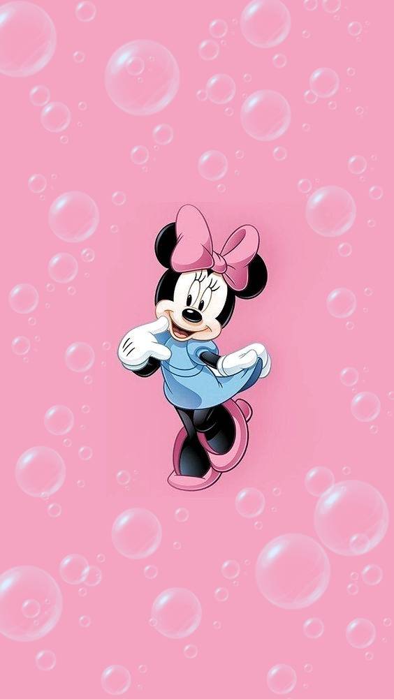 Detail Wallpaper Minnie Mouse Pink Nomer 13