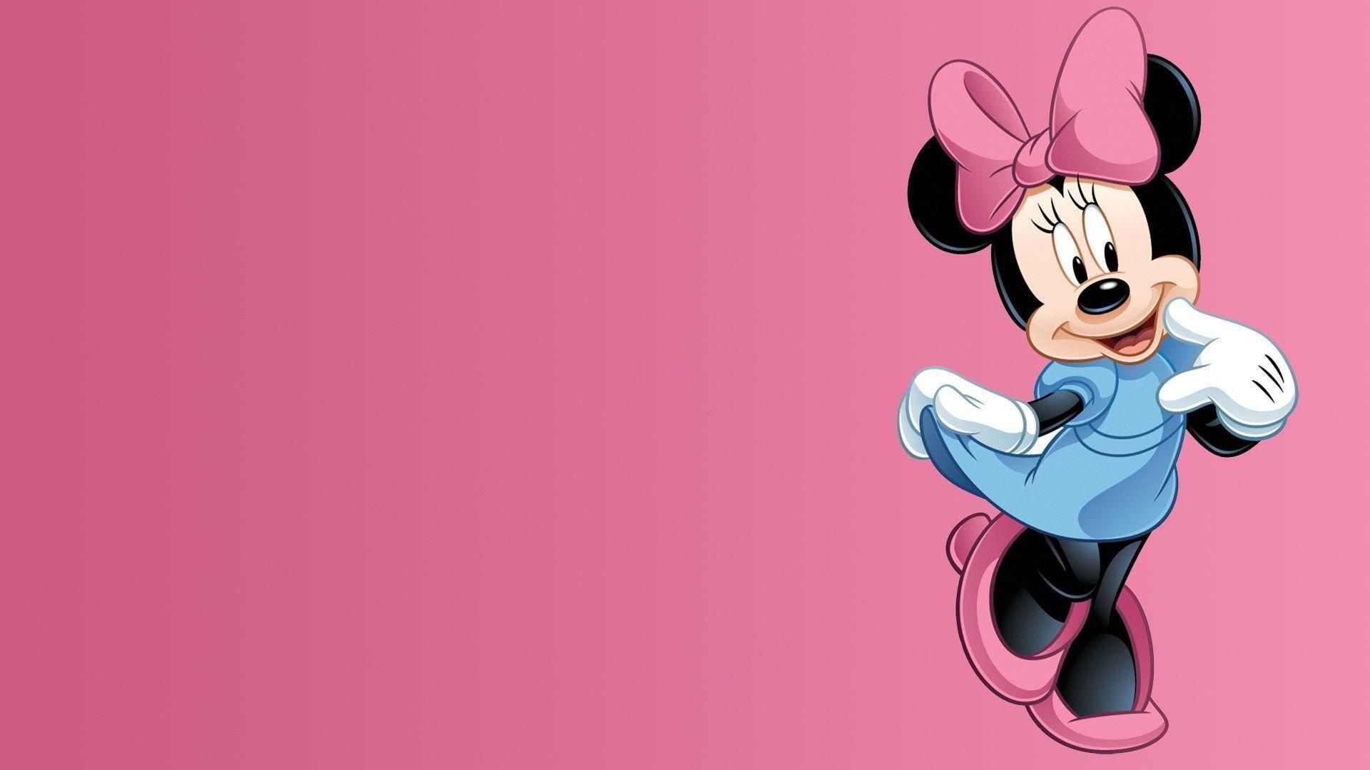 Detail Wallpaper Minnie Mouse Pink Nomer 22