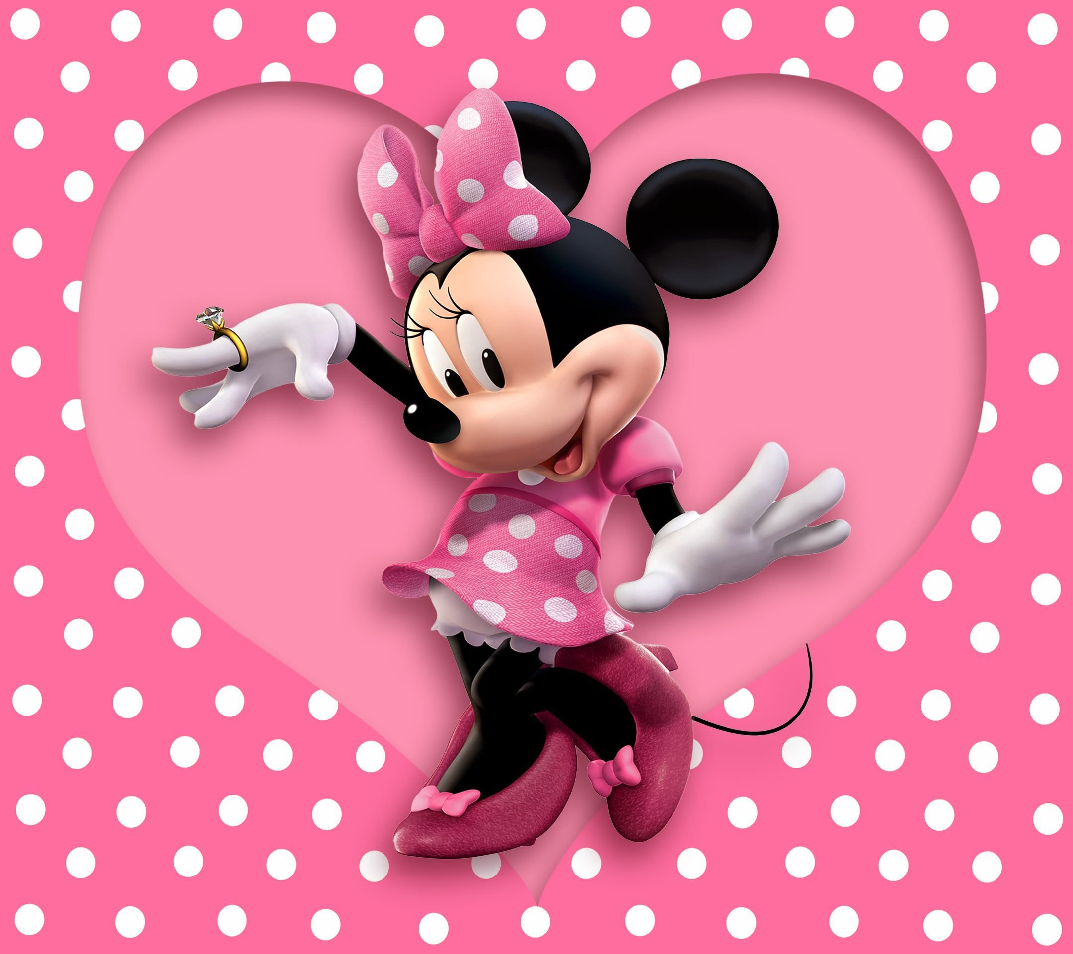 Detail Wallpaper Minnie Mouse Pink Nomer 5