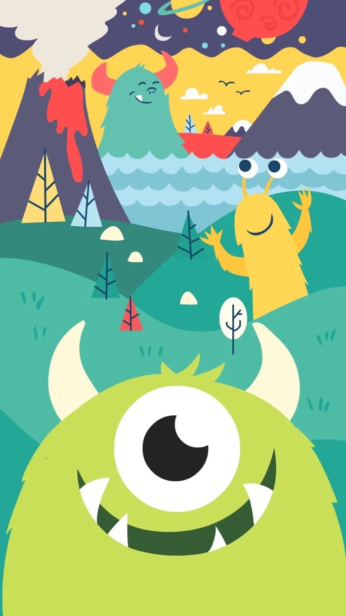 Wallpaper Monster Lucu - KibrisPDR