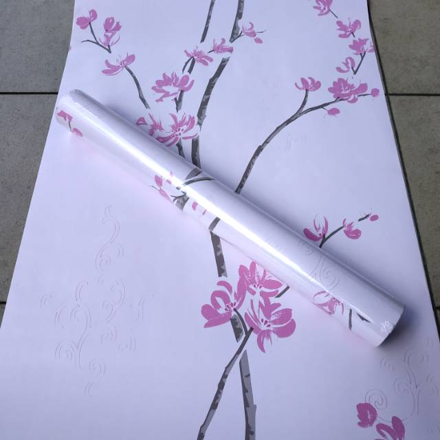 Detail Wallpaper Motif Bunga Sakura Nomer 7