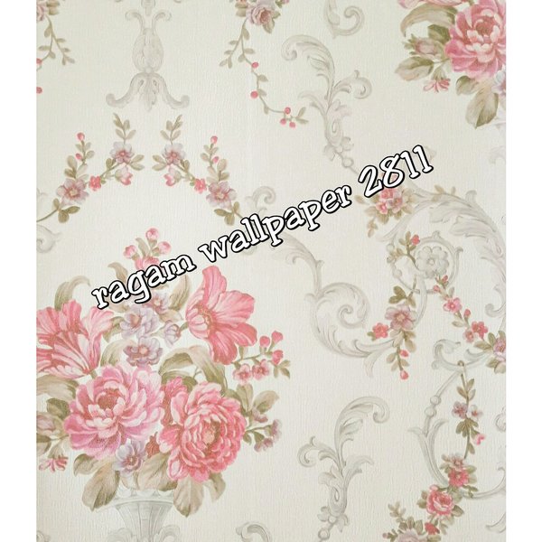 Detail Wallpaper Motif Bunga Untuk Ruang Tamu Nomer 9