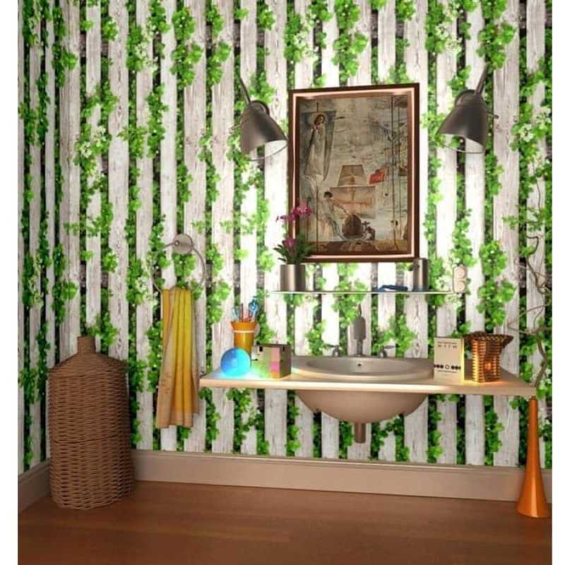 Detail Wallpaper Motif Daun Hijau Nomer 29