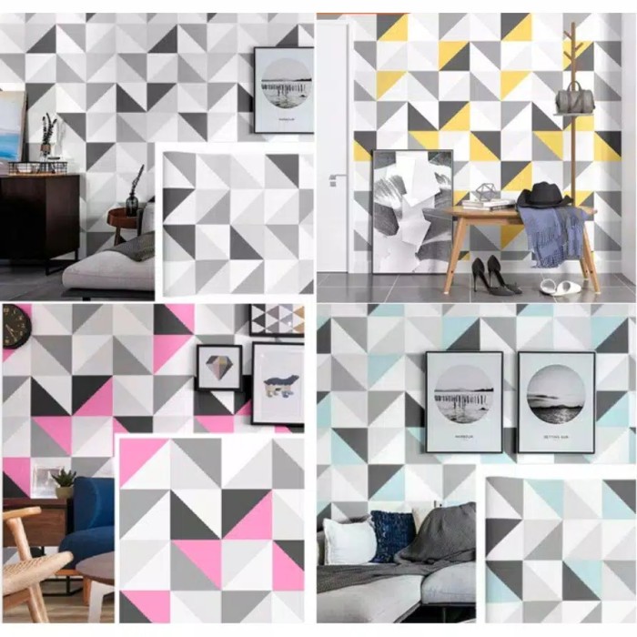 Detail Wallpaper Motif Geometris Nomer 4