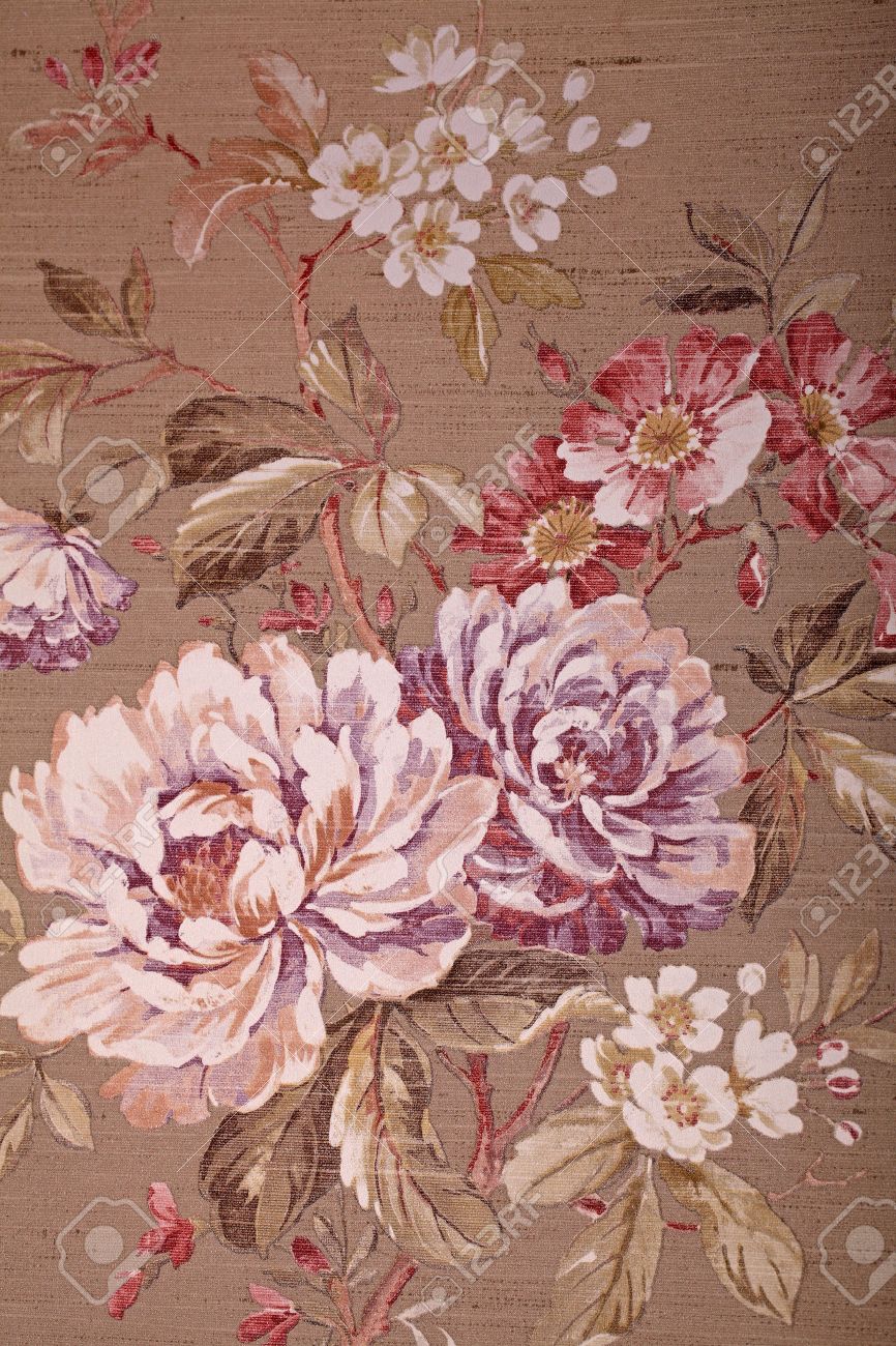 Detail Wallpaper Motif Shabby Chic Nomer 3