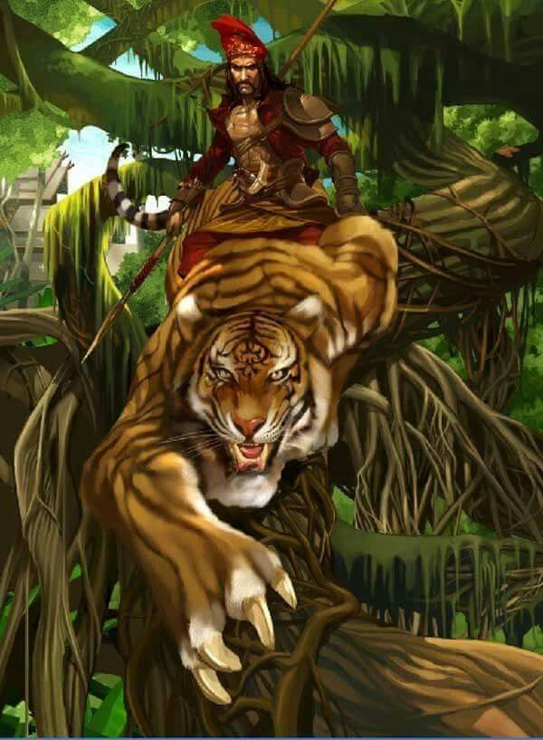 Detail Wallpaper Naga Vs Harimau Nomer 42