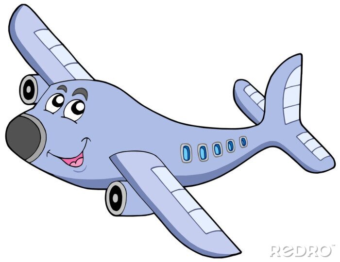 Detail Cartoon Flugzeug Nomer 4