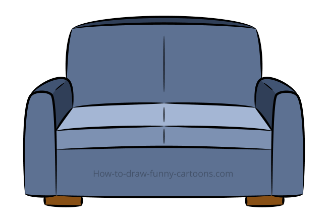 Detail Couch Sketch Nomer 5