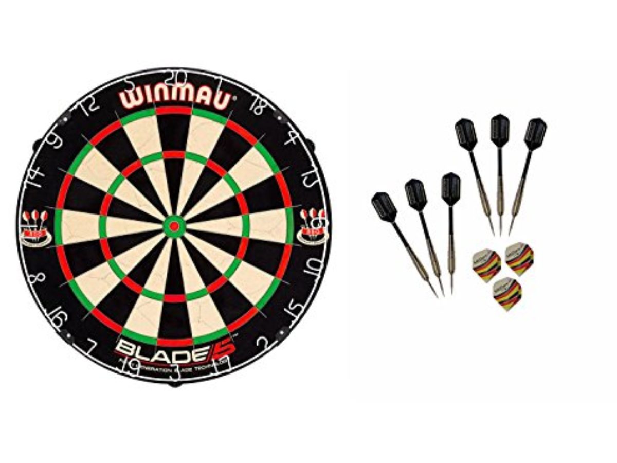 Detail Dartscheibe Mit Darts Nomer 17