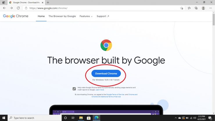 Detail Down Load Google Crome Nomer 34