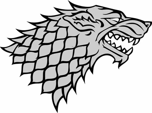 Game Of Thrones Stark Flagge - KibrisPDR