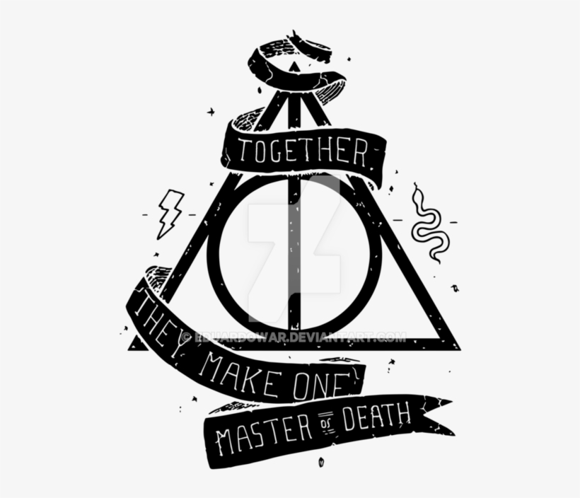 Detail Harry Potter Deathly Hallows Symbol Text Nomer 21