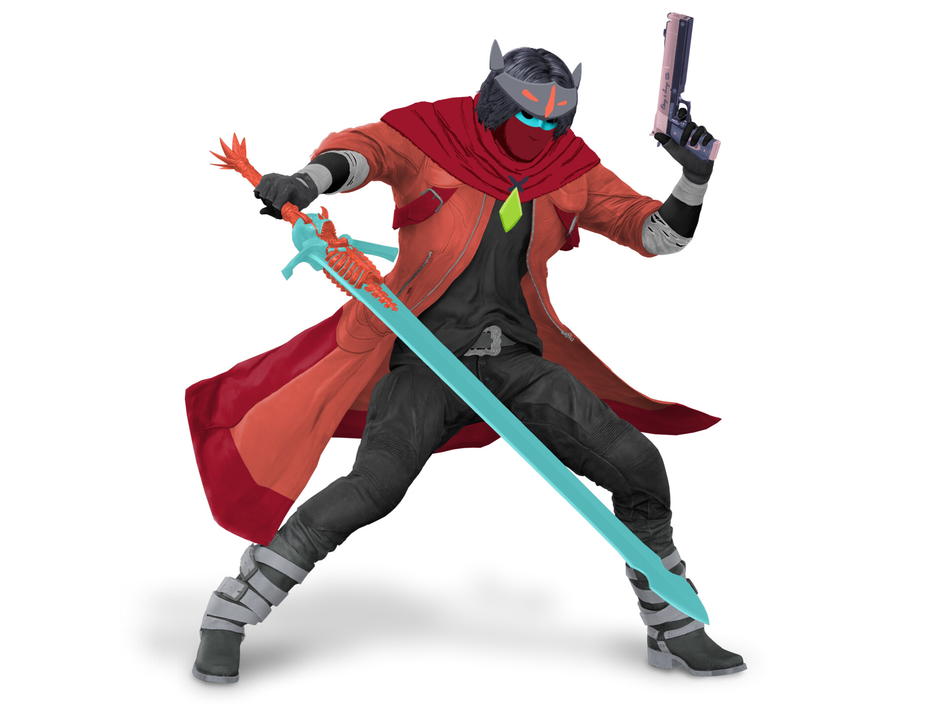 Detail Hyper Light Drifter Figure Nomer 16