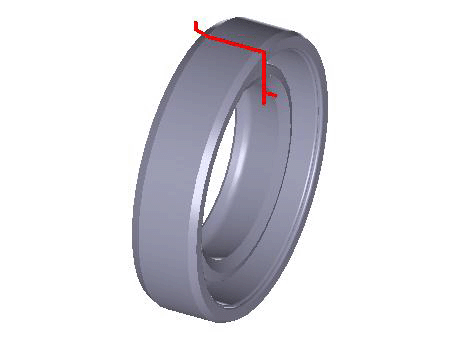 Detail Radialwellendichtring Solidworks Nomer 14