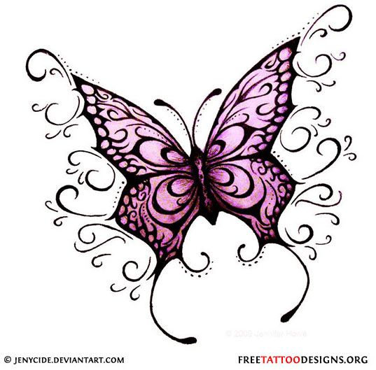 Detail Vorlagen Schmetterling Tattoo Nomer 6