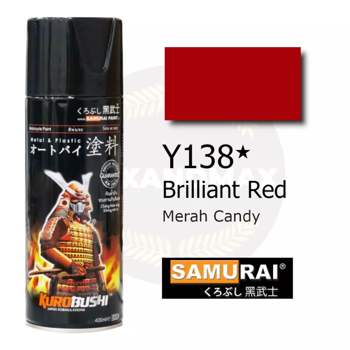 Detail Samurai Merah Maroon Nomer 48