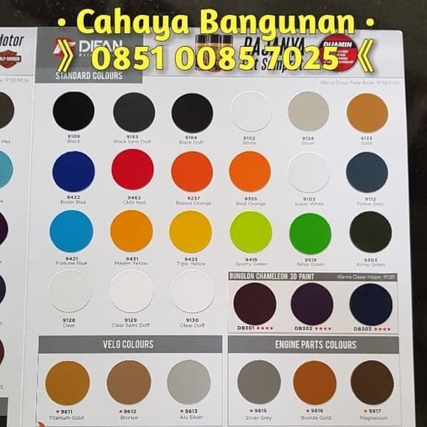 Detail Samurai Paint Catalog Nomer 25