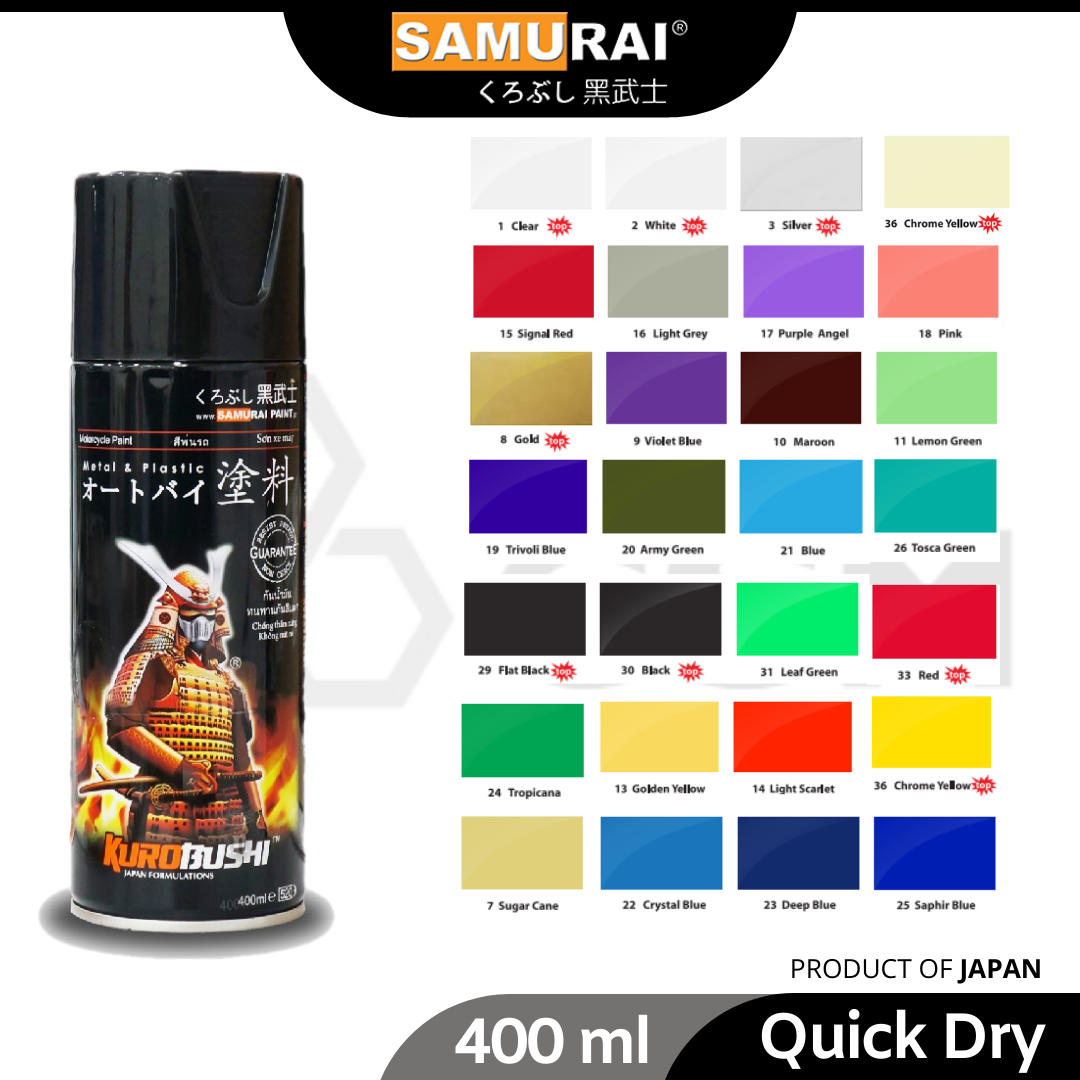 Detail Samurai Paint Catalog Nomer 28