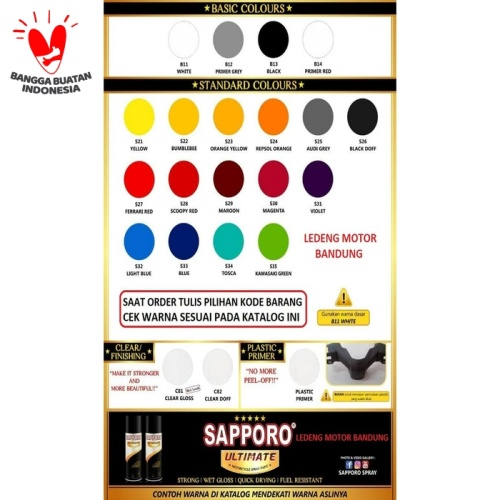 Detail Samurai Paint Catalog Nomer 47